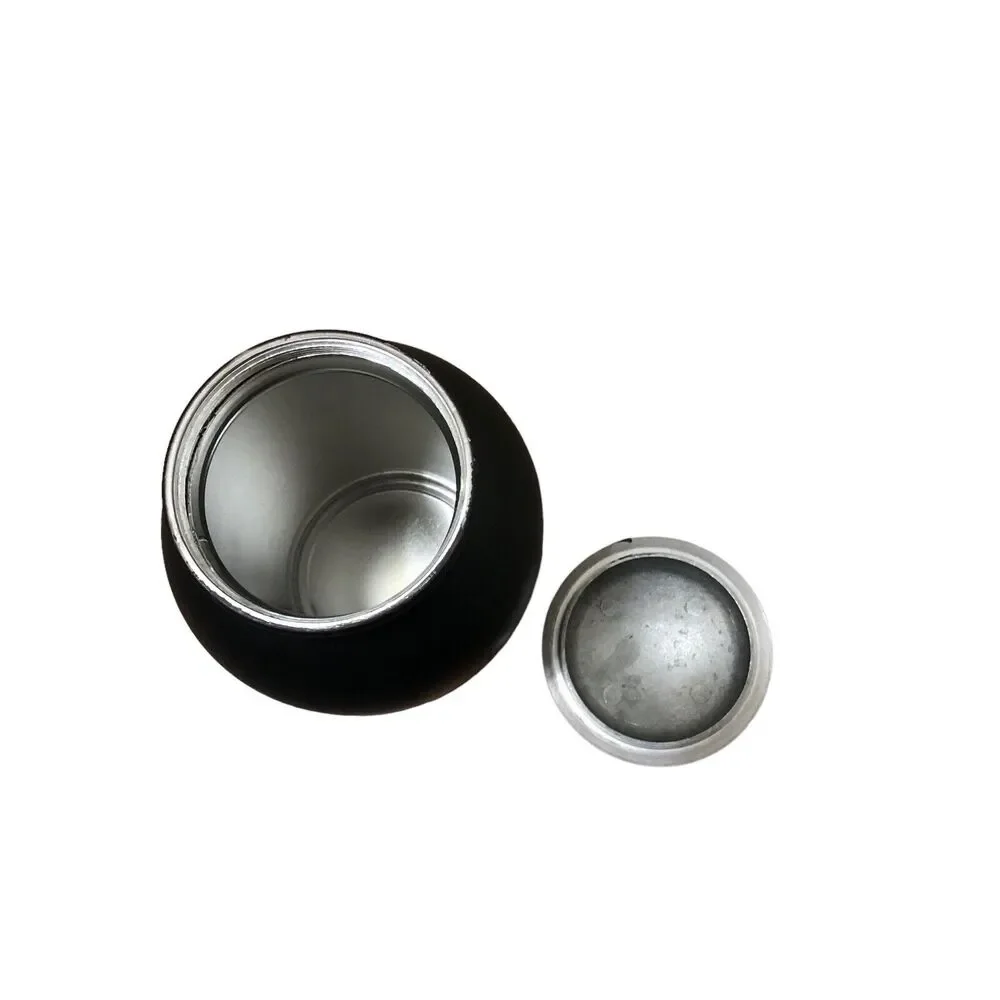Black Silver Dog Paws Pet Cremation Ashes Metal Urn - Picture 4 of 5